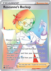 Roseanne's Backup (Secret) (180/172)  - SWSH09 Brilliant Stars Holofoil