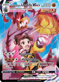 Urshifu VMAX à frappe unique (TG19/TG30) [Épée et bouclier : étoiles brillantes] 