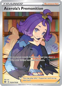Acerola's Premonition (TG24/TG30) - SWSH09 Brilliant Stars Trainer Gallery Holofoil