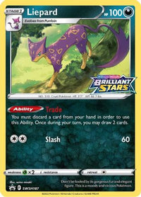 Liepard (SWSH187) (Promo d'Avant-première) [Épée et Bouclier : Promos Black Star] 