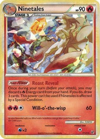 Ninetales (Cracked Ice) (7/123)  - Blister Exclusives Holofoil