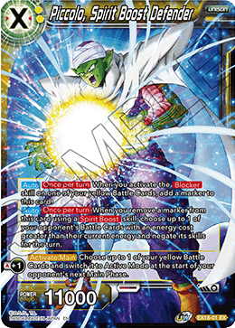 Piccolo, Spirit Boost Defender (EX18-01) [Namekian Boost] - POKÉ JEUX