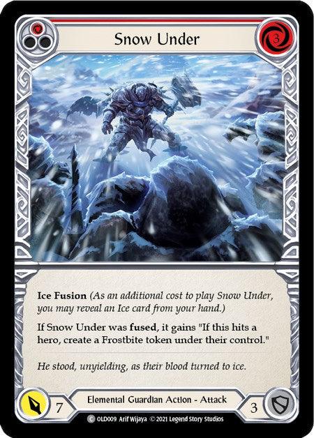 Snow Under (Red) [OLD009] (Tales of Aria Oldhim Blitz Deck) 1st Edition Normal - POKÉ JEUX