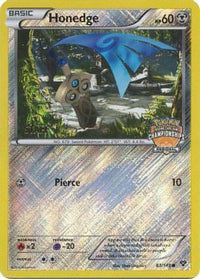 Honedge (83/146) (Promo du championnat régional) (Staff) [XY : ensemble de base] 
