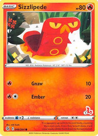 Sizzlipede (# Cinderace Stamped) (46/264)  - Battle Academy 2022