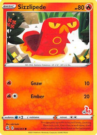 Sizzlipede (# Cinderace Stamped) (46/264) - Battle Academy 2022