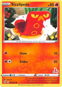 Sizzlipede (# Cinderace Stamped) (46/264)  - Battle Academy 2022