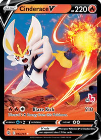 Cinderace V (043/264) (Timbre Cinderace #60) [Battle Academy 2022] 