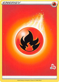 Fire Energy (# Cinderace Stamped) ) - Battle Academy 2022