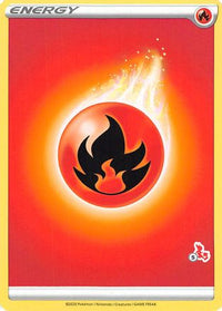Fire Energy (# Cinderace Stamped) ) - Battle Academy 2022
