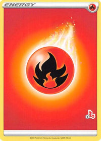 Fire Energy (# Cinderace Stamped) ) - Battle Academy 2022