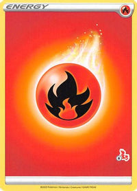 Fire Energy (# Cinderace Stamped) ) - Battle Academy 2022