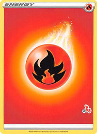 Fire Energy (# Cinderace Stamped) ) - Battle Academy 2022