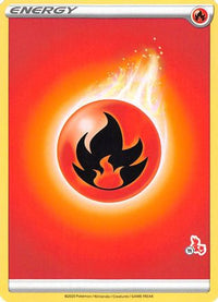 Fire Energy (# Cinderace Stamped) ) - Battle Academy 2022