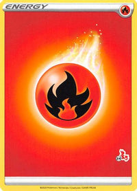 Fire Energy (# Cinderace Stamped) ) - Battle Academy 2022
