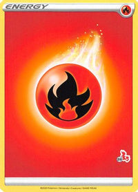 Fire Energy (# Cinderace Stamped) ) - Battle Academy 2022