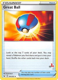 Great Ball (# Cinderace Stamped) (164/202)  - Battle Academy 2022