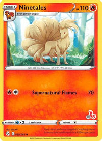 Ninetales (# Cinderace Stamped) (30/264)  - Battle Academy 2022