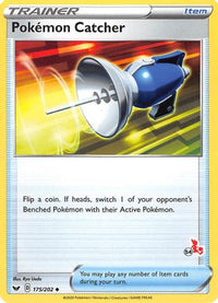Pokemon Catcher (# Cinderace Stamped) (175/202)  - Battle Academy 2022