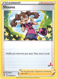 Shauna (# Cinderace Stamped) (240/264)  - Battle Academy 2022