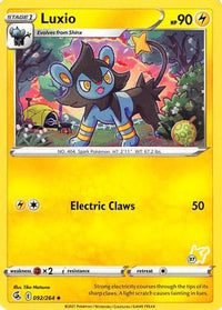 Luxio (# Pikachu Stamped) (92/264)  - Battle Academy 2022