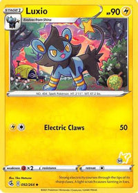 Luxio (# Pikachu Stamped) (92/264)  - Battle Academy 2022