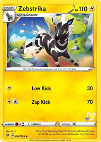 Zebstrika (# Pikachu Stamped) (54/185)  - Battle Academy 2022