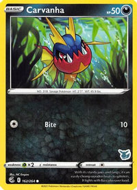 Carvanha (162/264) (Eevee Deck) [Battle Academy 2022] 