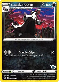 Galarian Linoone (Eevee Stamped) (36/073)  - Battle Academy 2022