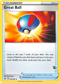 Great Ball (Eevee Stamped) (164/202)  - Battle Academy 2022