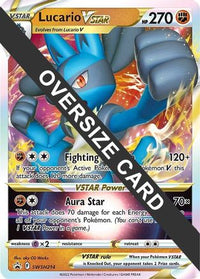Lucario VSTAR (SWSH214) (carte Jumbo) [Épée et Bouclier : Black Star Promos] 