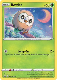 Rowlet (SWSH220/307)  - SWSH Sword & Shield Promo Cards Holofoil