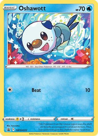 Oshawott (SWSH222/307)  - SWSH Sword & Shield Promo Cards Holofoil