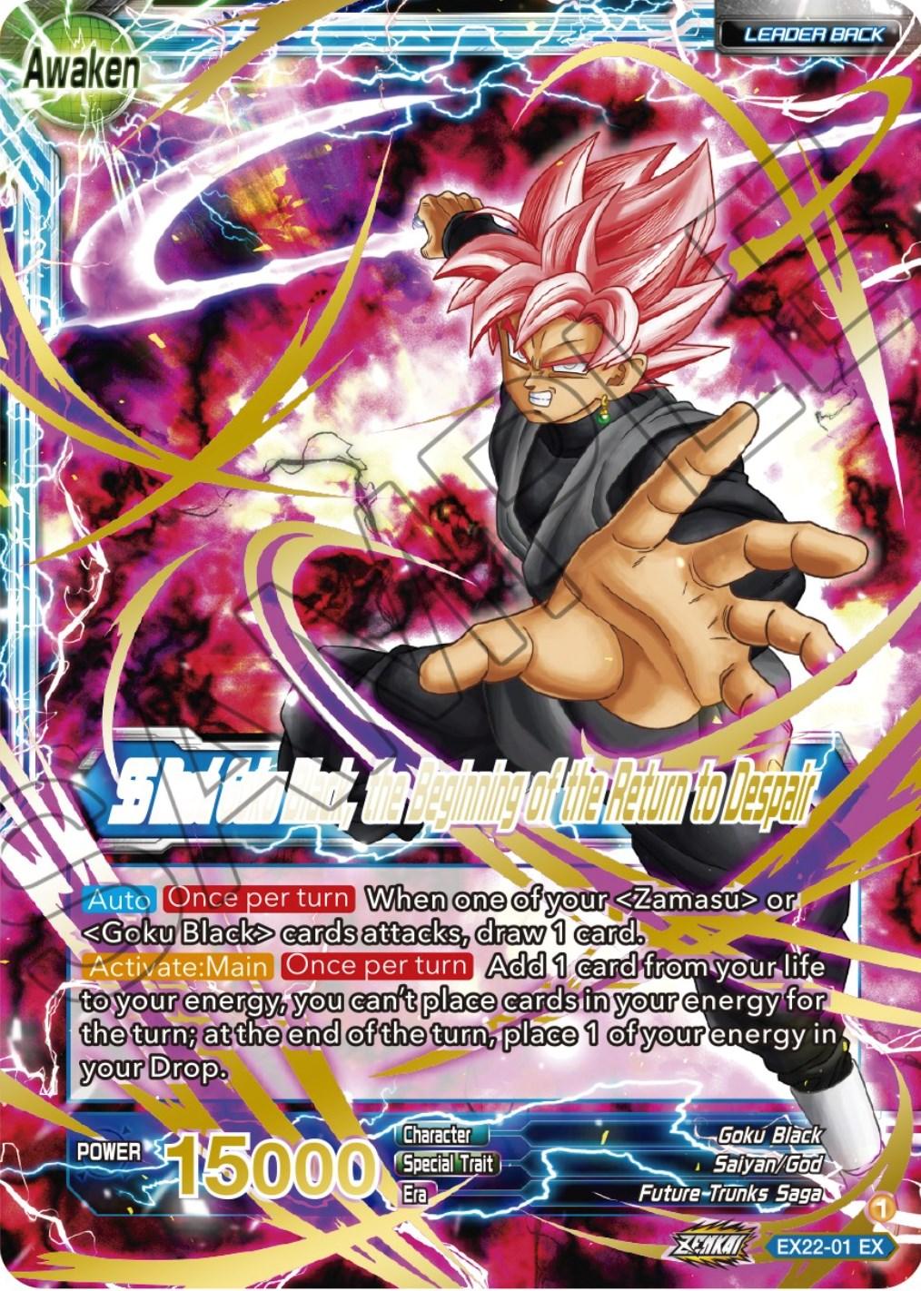 Goku Black // SS Rose Goku Black, the Beginning of the Return to Despair (EX22-01) [Ultimate Deck 2023] - POKÉ JEUX