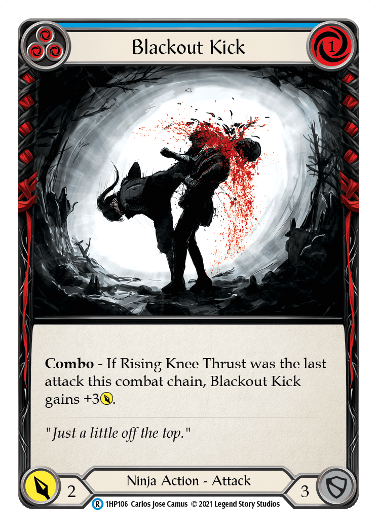 Blackout Kick (Blue) [1HP106] (History Pack 1) - POKÉ JEUX