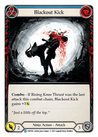 Blackout Kick (Blue) [1HP106] (History Pack 1) - POKÉ JEUX