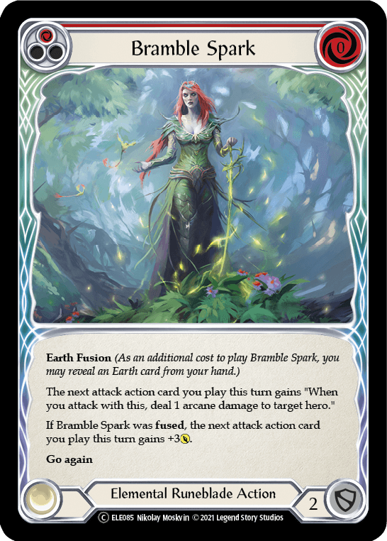 Bramble Spark (Red) [U-ELE085] (Tales of Aria Unlimited) Unlimited Normal - POKÉ JEUX