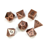 Dice: 7 pc: Metal: Copper (EN) (Special Order)