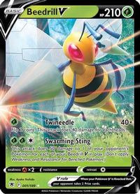 Beedrill V (1/189) - SWSH10 Astral Radiance Holofoil