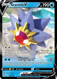 Starmie V (30/189)  - SWSH10 Astral Radiance Holofoil