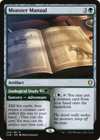 Monster Manual // Zoological Study [Commander Legends: Battle for Baldur's Gate]