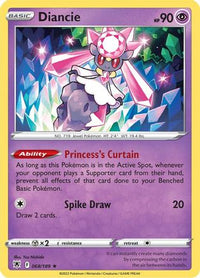 Diancie (68/189)  - SWSH10 Astral Radiance Holofoil