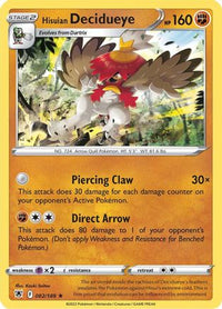 Hisuian Decidueye (82/189)  - SWSH10 Astral Radiance Holofoil