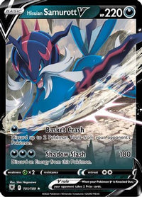 Hisuian Samurott V (101/189)  - SWSH10 Astral Radiance Holofoil