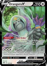 Oranguru V (133/189)  - SWSH10 Astral Radiance Holofoil