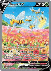 Beedrill V (Alternate Full Art) (161/189) - SWSH10 Astral Radiance Holofoil