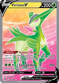 Virizion V (Full Art) (164/189)  - SWSH10 Astral Radiance Holofoil
