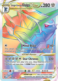 Origin Forme Dialga VSTAR (Secret) (198/189)  - SWSH10 Astral Radiance Holofoil