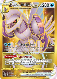 Origin Forme Palkia VSTAR (Secret) (208/189)  - SWSH10 Astral Radiance Holofoil