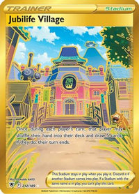 Jubilife Village (Secret) (212/189)  - SWSH10 Astral Radiance Holofoil